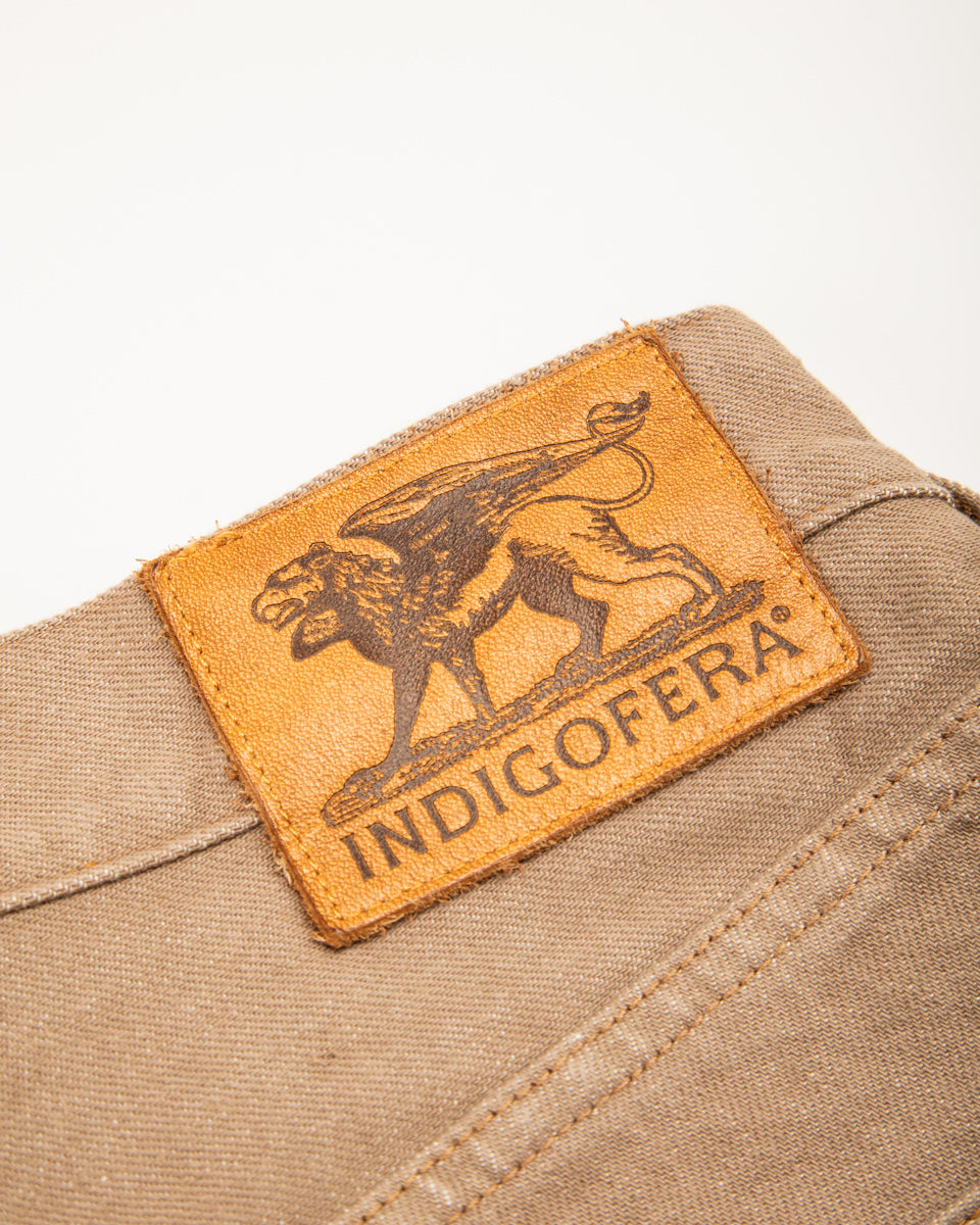 Indigofera Kirk Straight Fit - 13.5oz Khaki Dusk Denim - Standard & Strange