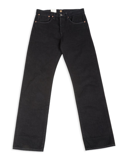 Indigofera Kirk Straight Fit - 14oz Gunpowder Black Selvedge Rinsed - Standard & Strange