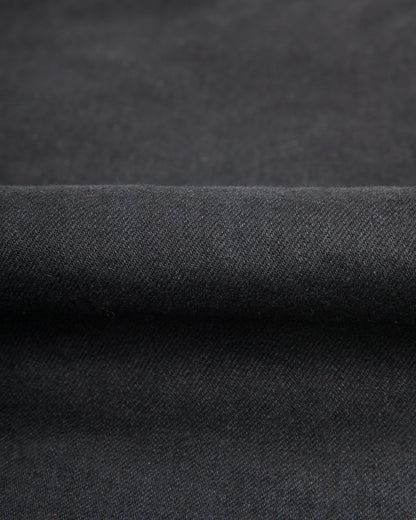 Indigofera Kirk Straight Fit - 14oz Gunpowder Black Selvedge Rinsed - Standard & Strange