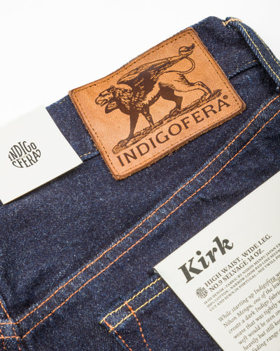 Indigofera Kirk Straight Fit -14oz No.9 Selvedge Rinsed - Standard & Strange