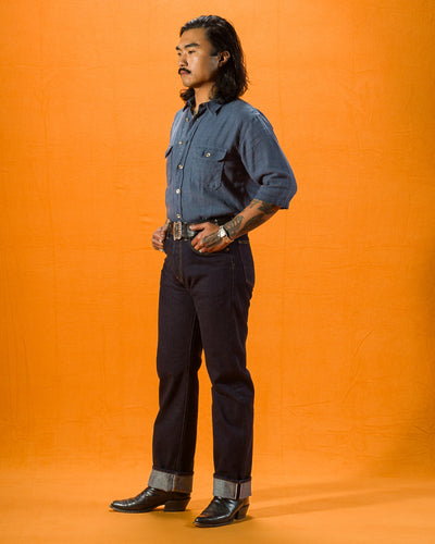 Indigofera Kirk Straight Fit -14oz No.9 Selvedge Rinsed - Standard & Strange
