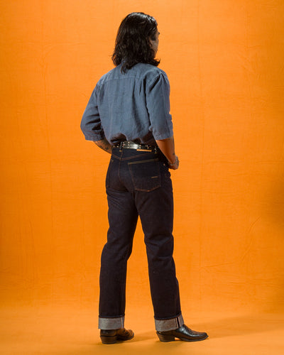 Indigofera Kirk Straight Fit -14oz No.9 Selvedge Rinsed - Standard & Strange