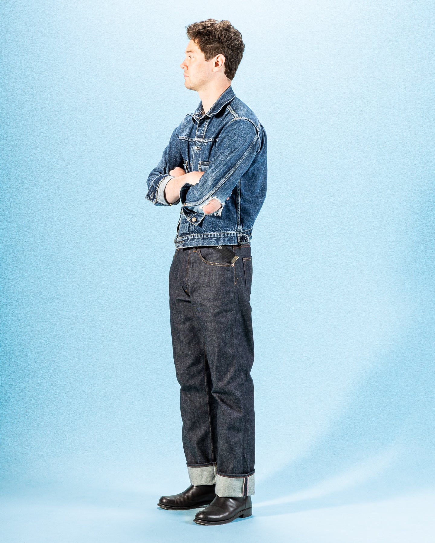 Indigofera Kirk Straight Fit - 29 Hand Dip 13oz Selvedge - Standard & Strange