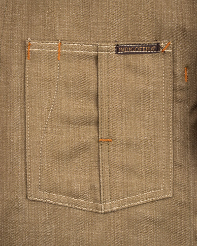 Indigofera Kurt Jacket - Desert Moss Green Selvedge - Standard & Strange