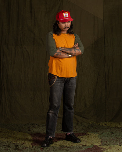 Indigofera Leon Raglan - Orange/Green Resin - Standard & Strange