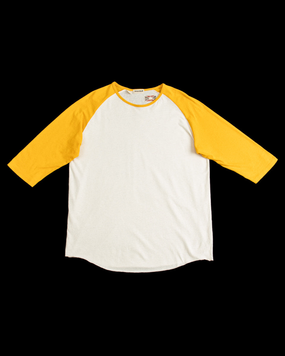 Indigofera Leon Raglan Tee - Cockatoo / Yellow - Standard & Strange