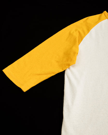 Indigofera Leon Raglan Tee - Cockatoo / Yellow - Standard & Strange