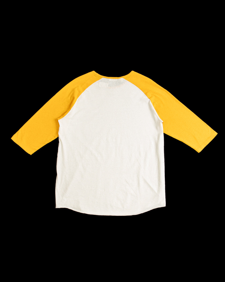 Indigofera Leon Raglan Tee - Cockatoo / Yellow - Standard & Strange