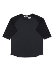 Indigofera Leon Raglan Tee - Marshall Black / Black - Standard & Strange