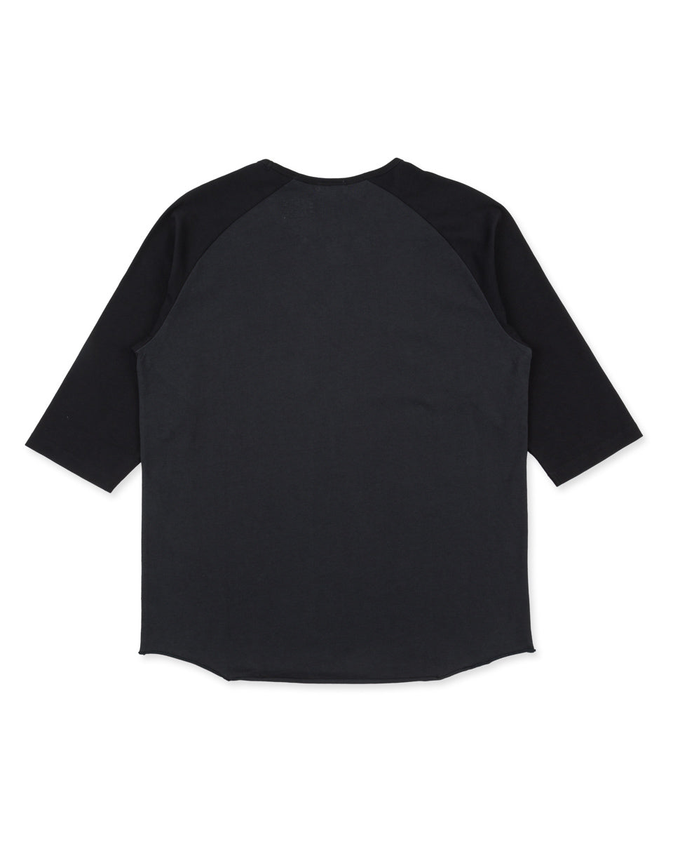 Indigofera Leon Raglan Tee - Marshall Black / Black - Standard & Strange