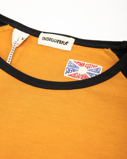 Indigofera Leon Raglan Tee - Orange / Marshall - Standard & Strange