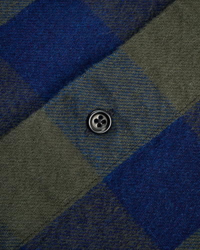 Indigofera Norris Shirt - Indigo/Green - Standard & Strange