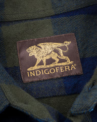 Indigofera Norris Shirt - Indigo/Green - Standard & Strange