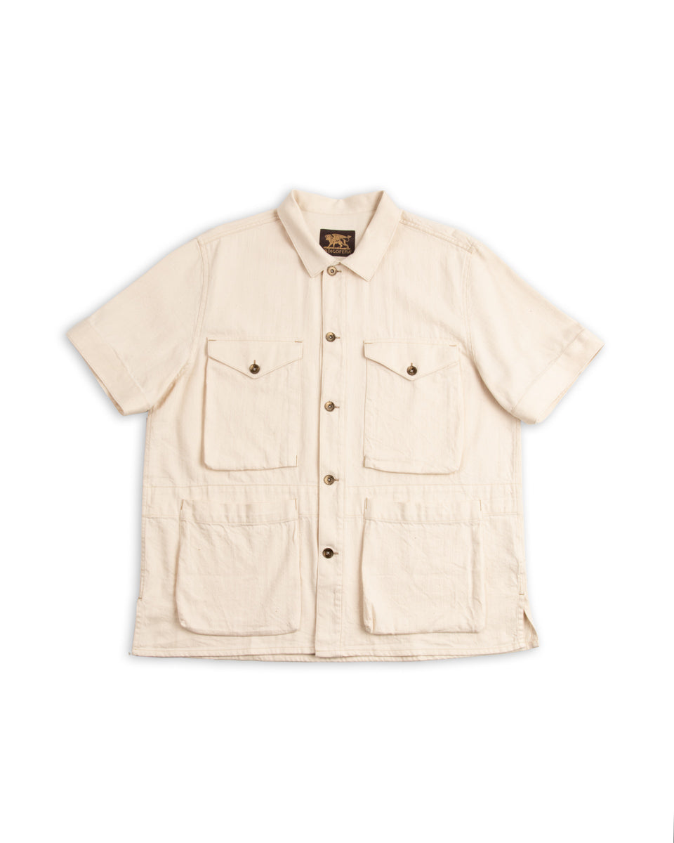 Indigofera Rivera Shirt - Ecru 6 oz Carson Denim - Standard & Strange