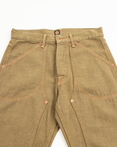 Indigofera S&S x Indigofera Wendell Pant - 10.5oz Desert Moss Selvedge - Standard & Strange