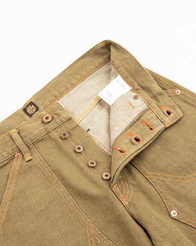 Indigofera S&S x Indigofera Wendell Pant - 10.5oz Desert Moss Selvedge - Standard & Strange