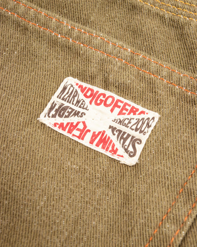 Indigofera S&S x Indigofera Wendell Pant - 10.5oz Desert Moss Selvedge - Standard & Strange