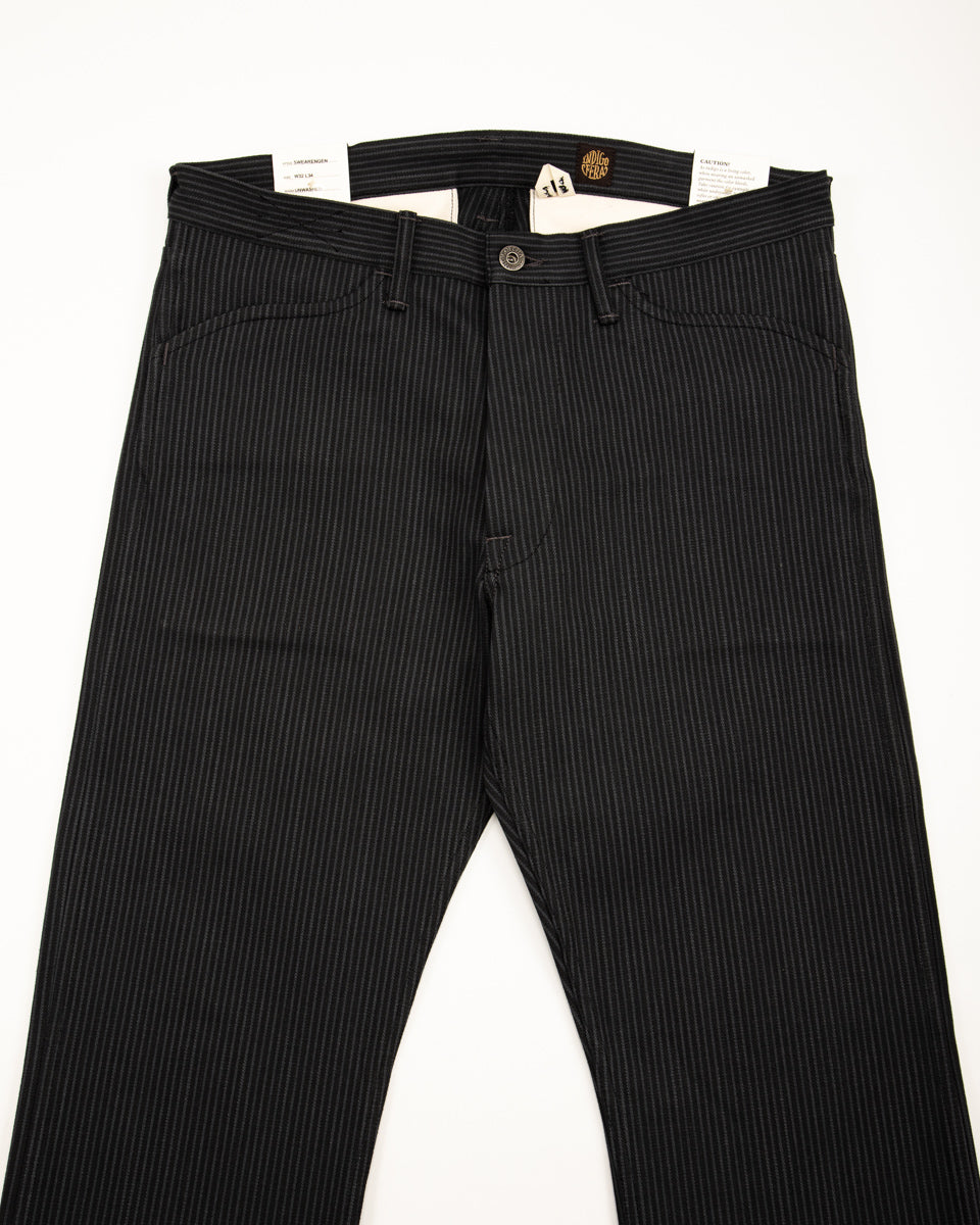 Indigofera Swearengen Pant - Grey/Black Hickory Stripe - Standard & Strange
