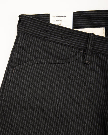 Indigofera Swearengen Pant - Grey/Black Hickory Stripe - Standard & Strange