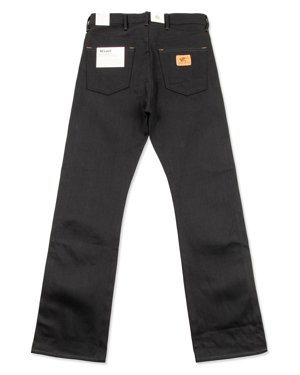 Indigofera Wyatt Bootcut - 14oz Gunpowder Black Selvedge - Standard & Strange