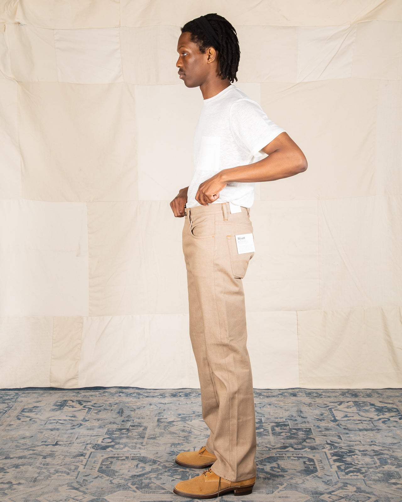 Indigofera Wyatt Bootcut - Khaki Dusk Denim - Standard & Strange