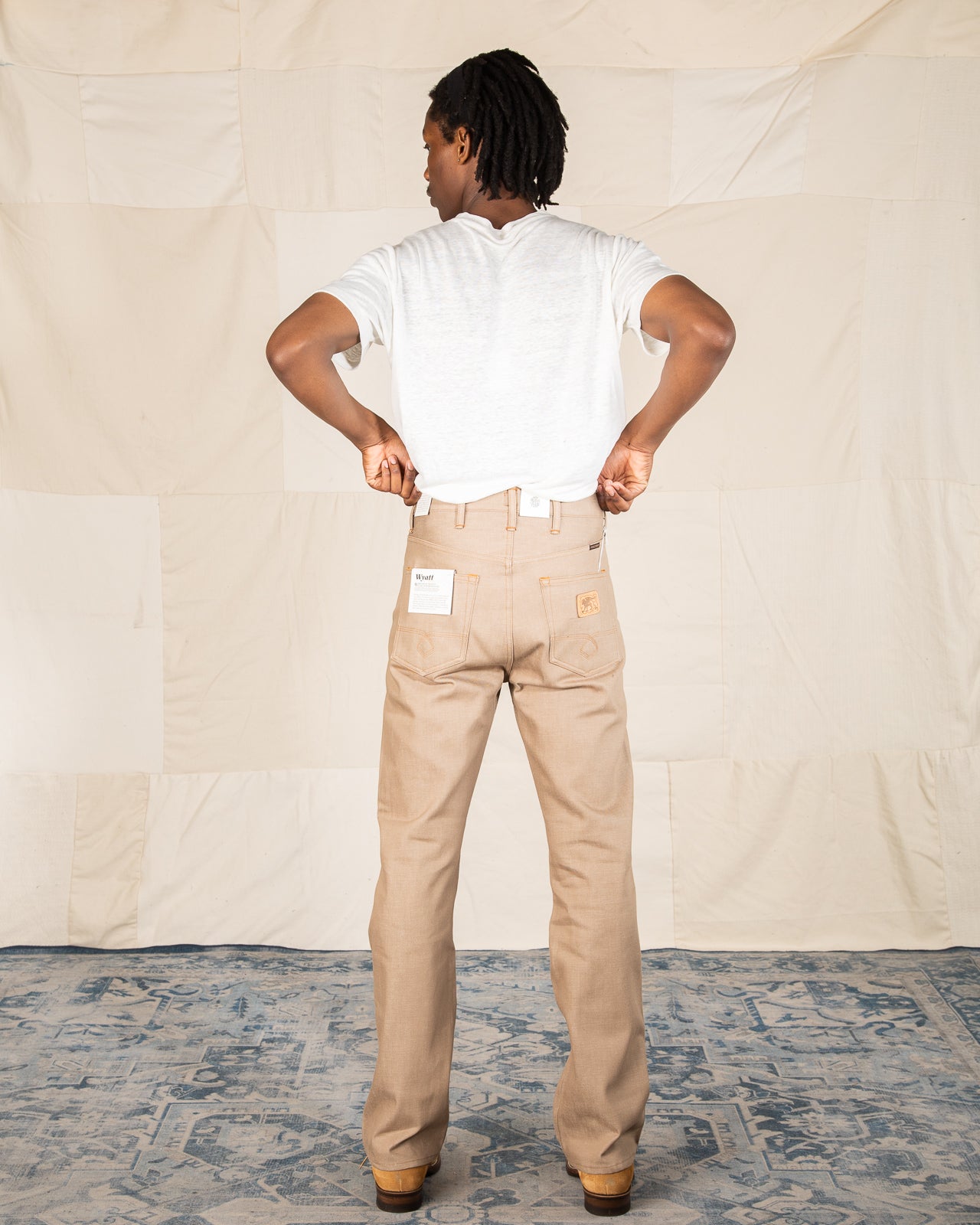 Indigofera Wyatt Bootcut - Khaki Dusk Denim - Standard & Strange