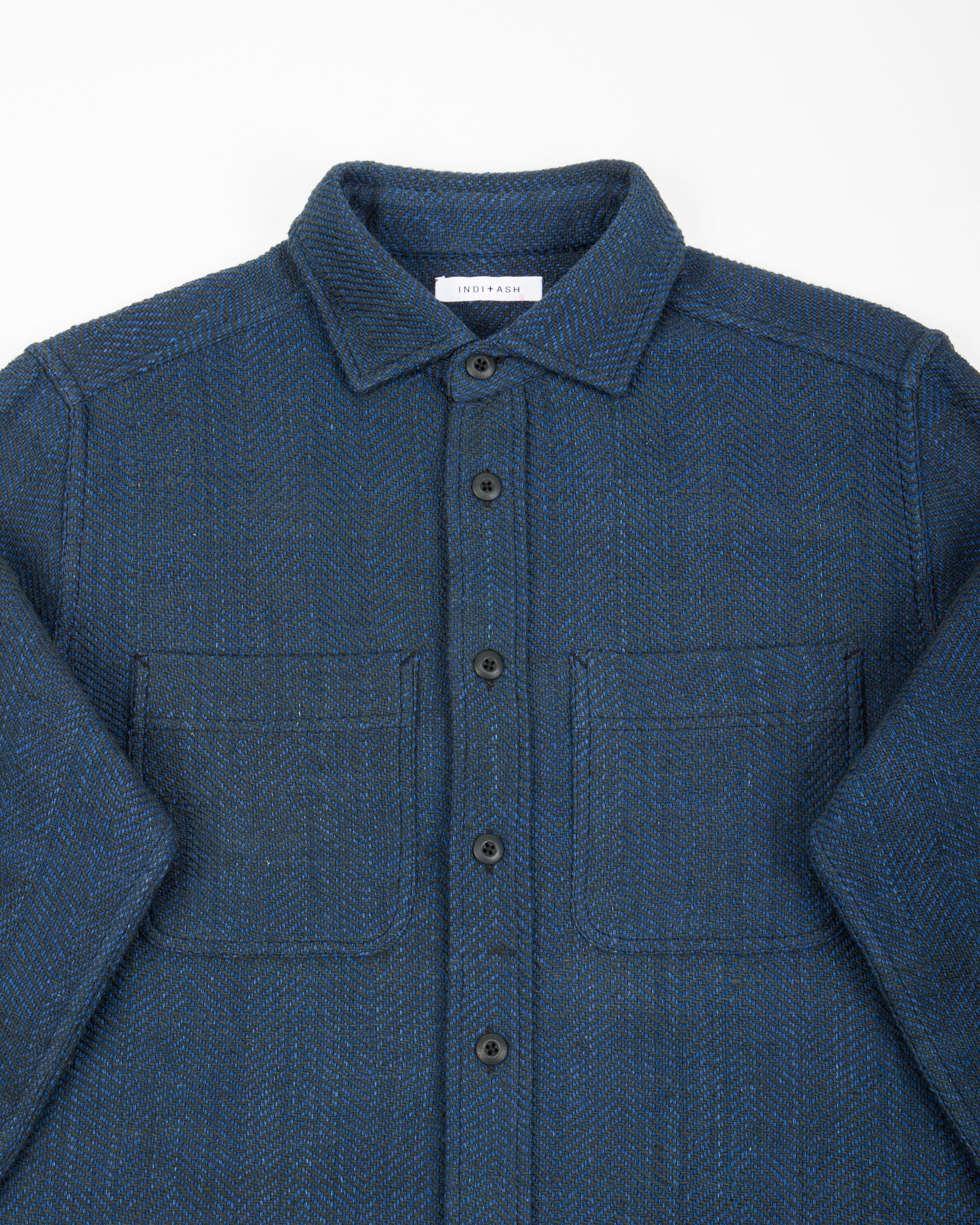 Indi + Ash Ames Workshirt - Handspun Iron/Indigo HB - Standard & Strange