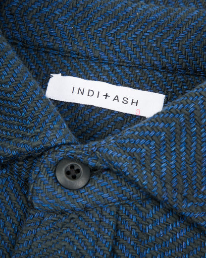 Indi + Ash Ames Workshirt - Handspun Iron/Indigo HB - Standard & Strange