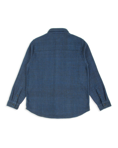 Indi + Ash Ames Workshirt - Handspun Iron/Indigo HB - Standard & Strange