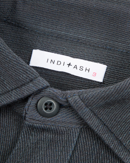 Indi + Ash Ames Workshirt - Handwoven Iron/Indigo Denim - Standard & Strange