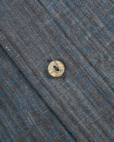 Indi + Ash Matty Shirt - Handwoven Iron/Indigo Kala Cotton - Standard & Strange