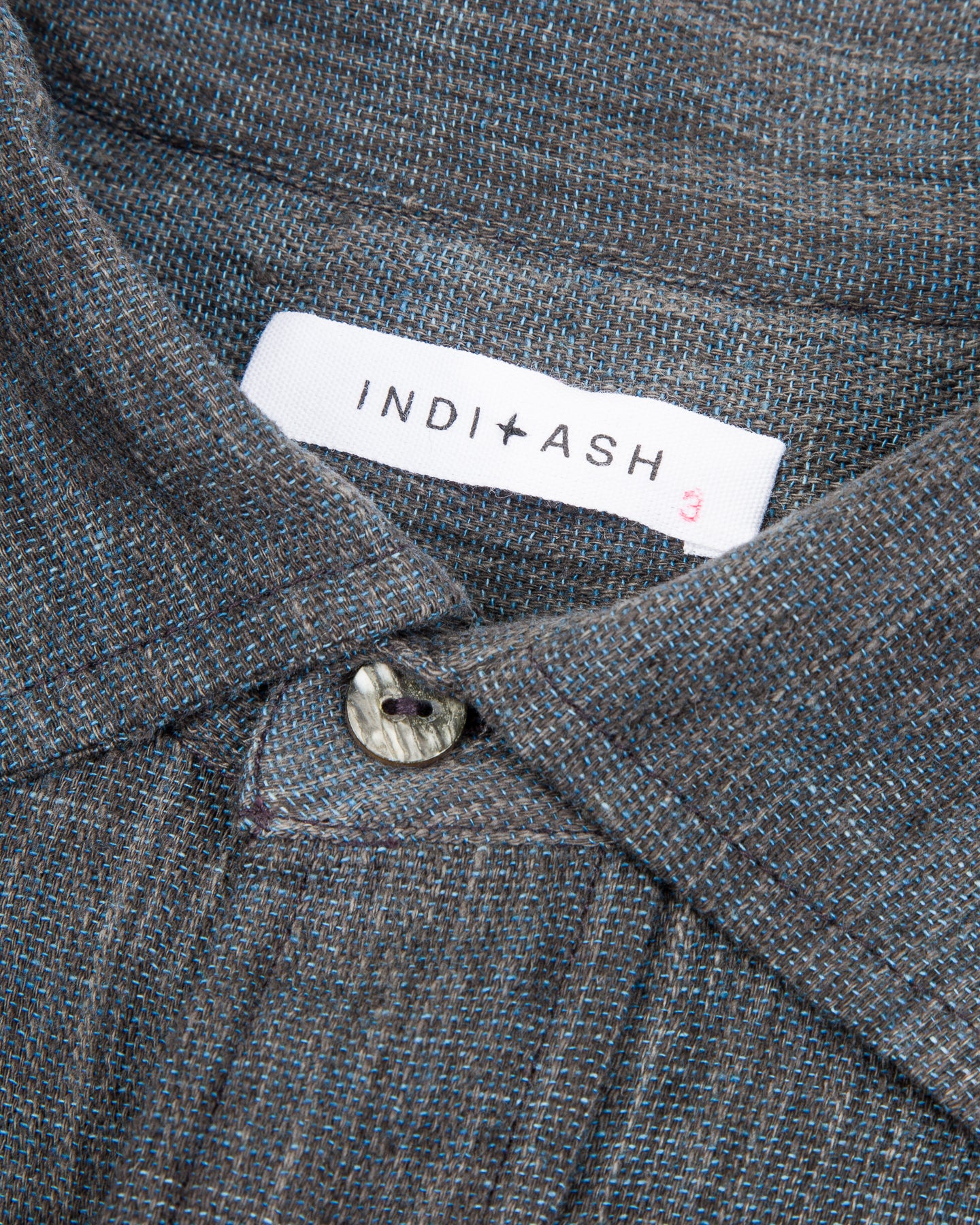 Indi + Ash Matty Shirt - Handwoven Iron/Indigo Kala Cotton - Standard & Strange