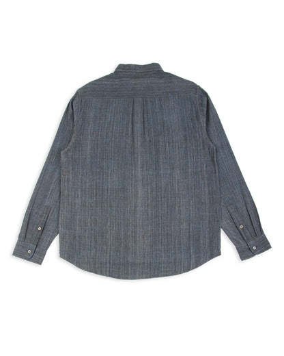 Indi + Ash Matty Shirt - Handwoven Iron/Indigo Kala Cotton - Standard & Strange
