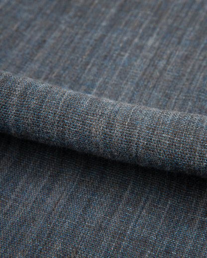 Indi + Ash Matty Shirt - Handwoven Iron/Indigo Kala Cotton - Standard & Strange