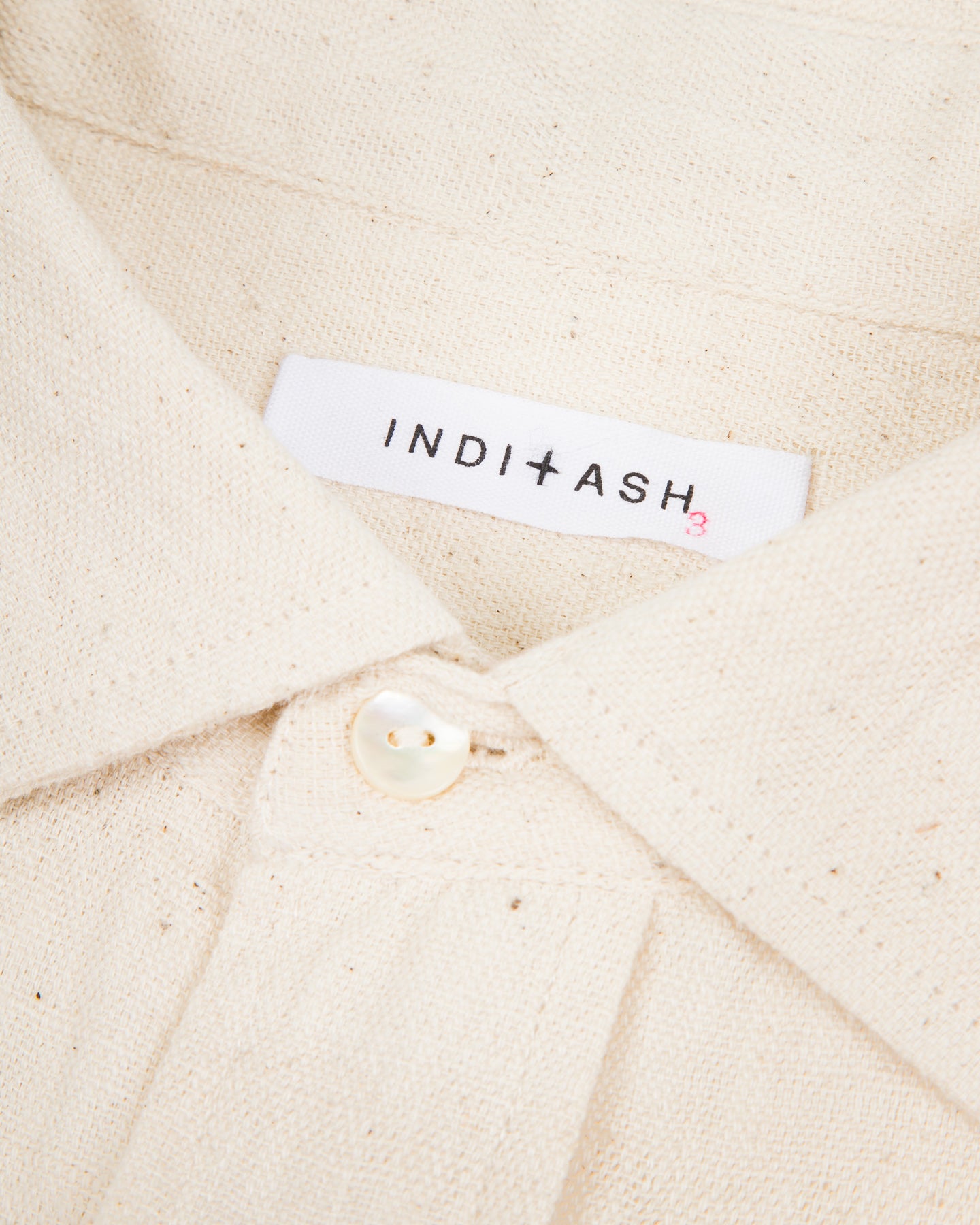 Indi + Ash Matty Shirt - Handwoven Undyed Kala Cotton - Standard & Strange