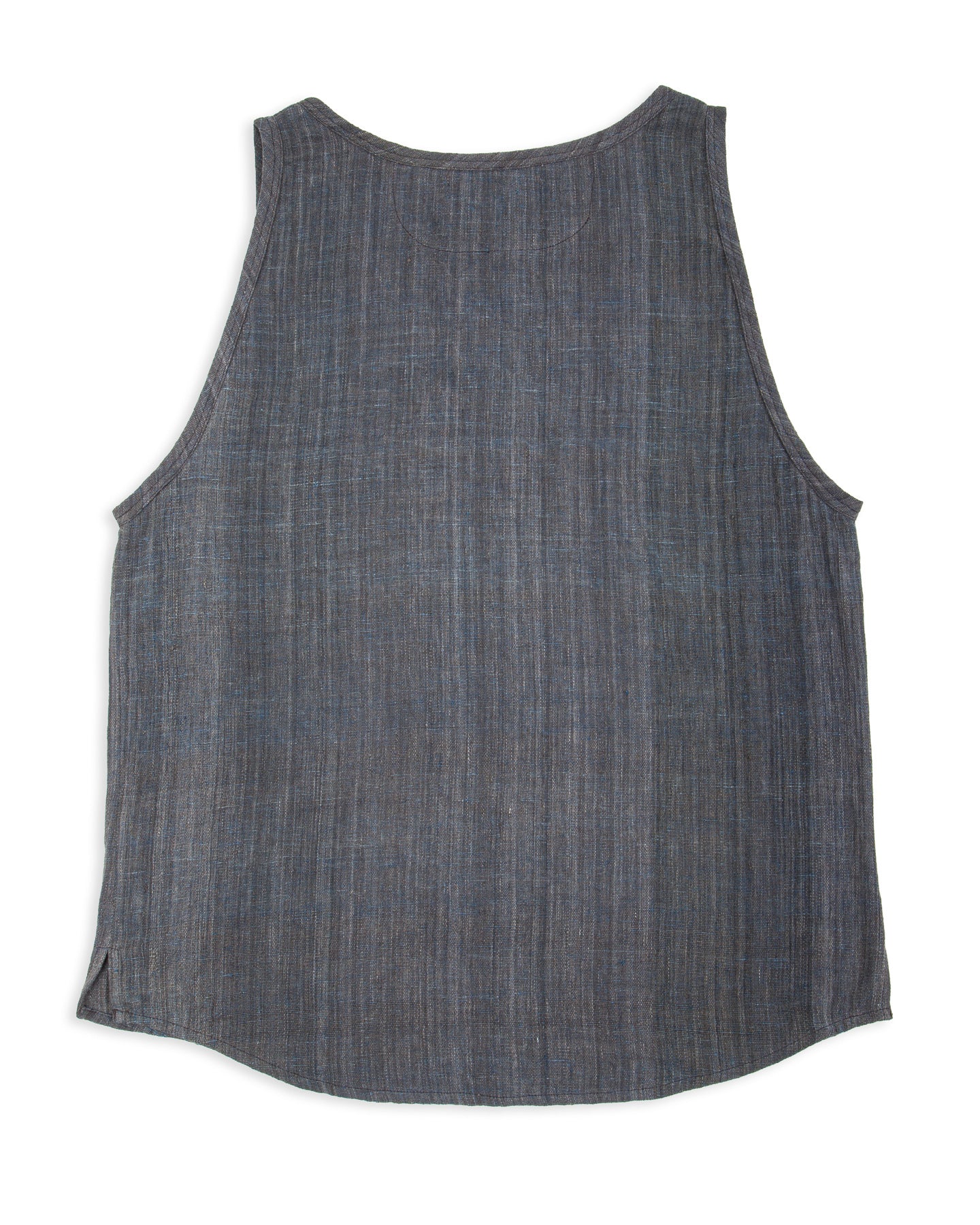Indi + Ash Ripley Tank - Iron/Indigo Handwoven Kala Cotton - Standard & Strange