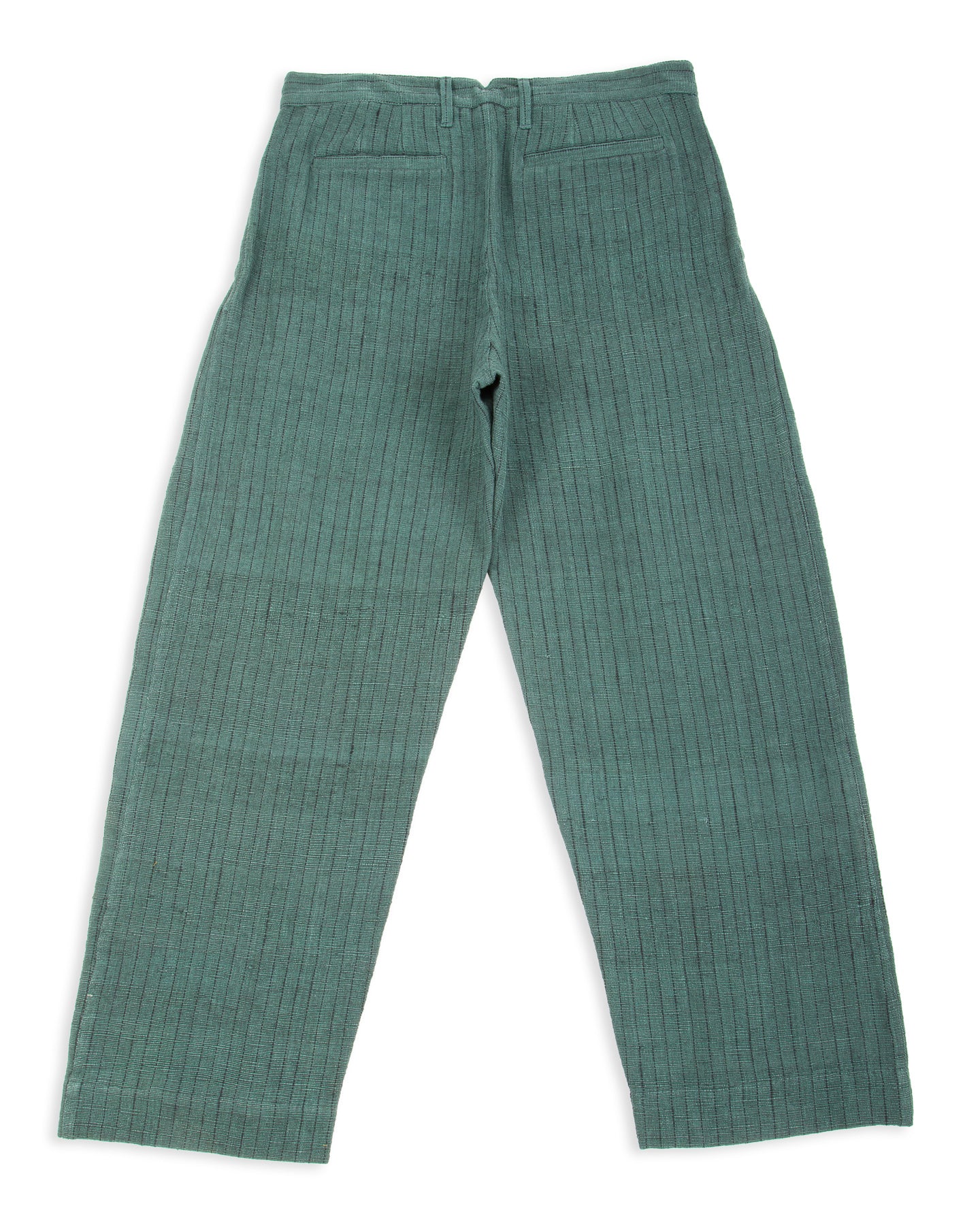 Shakoor Pant - Handwoven Midnight Teal/Iron Black Canvas