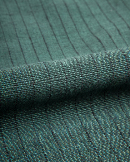 Indi + Ash Shakoor Pant - Handwoven Midnight Teal/Iron Black Canvas - Standard & Strange