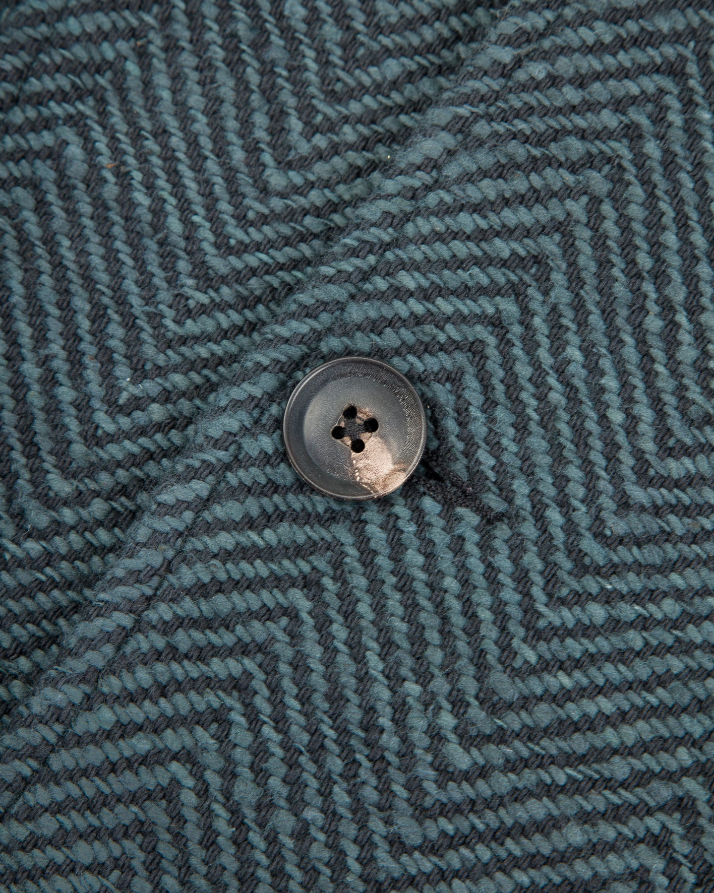 Indi + Ash Study Jacket - Handspun Midnight Teal/Iron Black HB - Standard & Strange