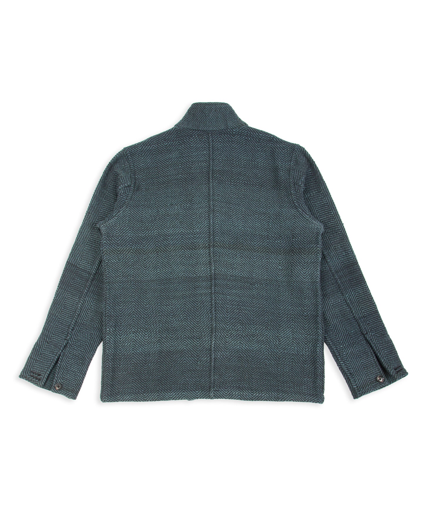 Study Jacket - Handspun Midnight Teal/Iron Black HB – Standard