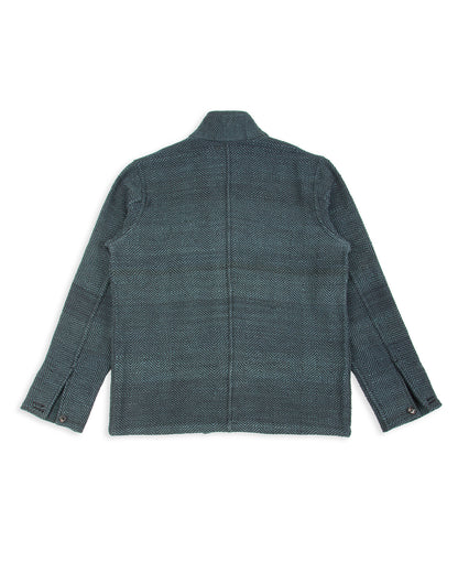Indi + Ash Study Jacket - Handspun Midnight Teal/Iron Black HB - Standard & Strange
