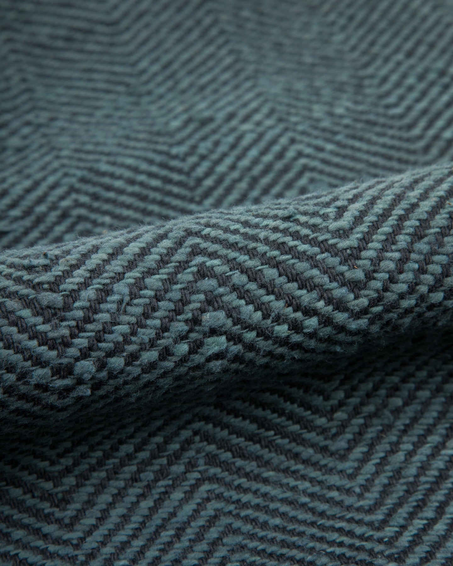 Indi + Ash Study Jacket - Handspun Midnight Teal/Iron Black HB - Standard & Strange