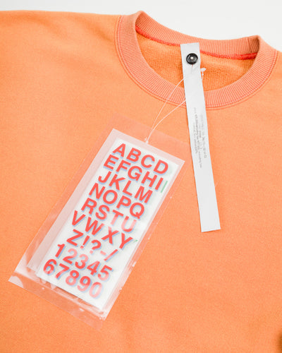 IssueThings Type 72 Sweatshirt - Orange - Standard & Strange