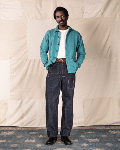 John Gluckow 1910s Netmaker's Trousers - Indigo (Rinsed) - Standard & Strange