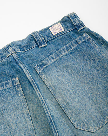 Warehouse 1910s Netmaker's Trousers - Indigo (Light Used Wash) - Standard & Strange