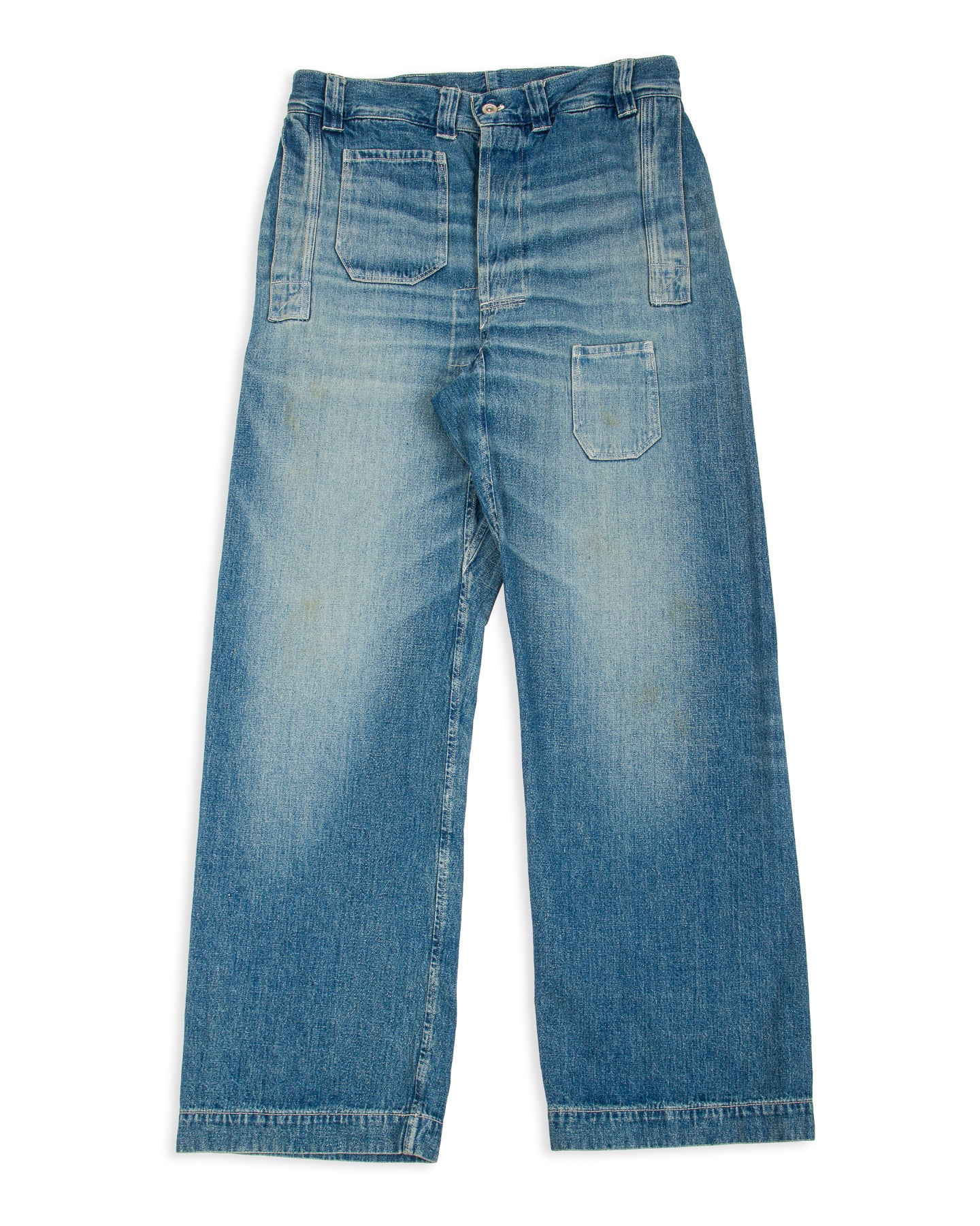 Warehouse 1910s Netmaker's Trousers - Indigo (Light Used Wash) - Standard & Strange