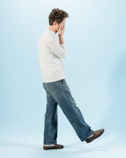 Warehouse 1910s Netmaker's Trousers - Indigo (Light Used Wash) - Standard & Strange