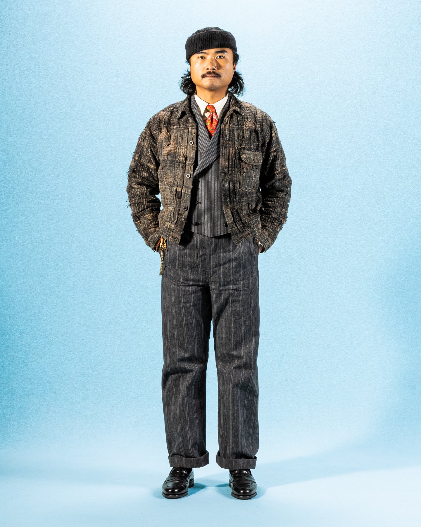 Warehouse 1910s Netmaker's Trousers - Stripe – Standard & Strange