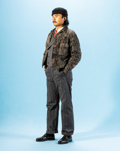 John Gluckow 1910s Netmaker's Trousers - Stripe - Standard & Strange