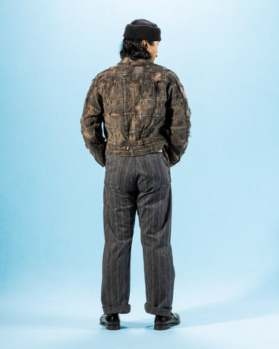 John Gluckow 1910s Netmaker's Trousers - Stripe - Standard & Strange